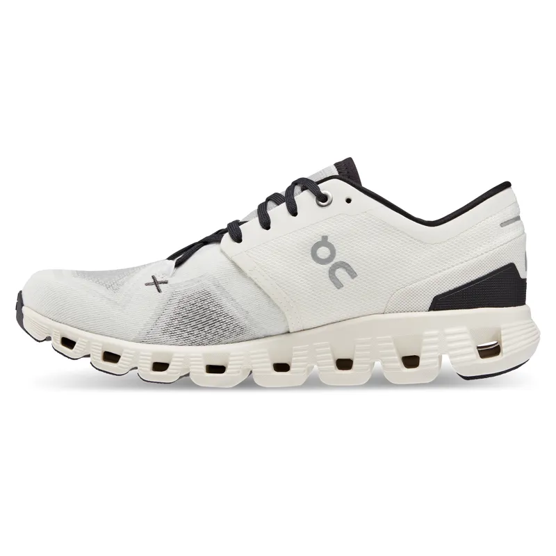 On Cloud X 3 Womens shoe in White/Black-3